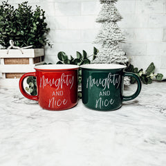 Naughty & Nice Holiday Mug