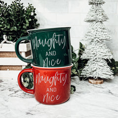 Naughty & Nice Holiday Mug