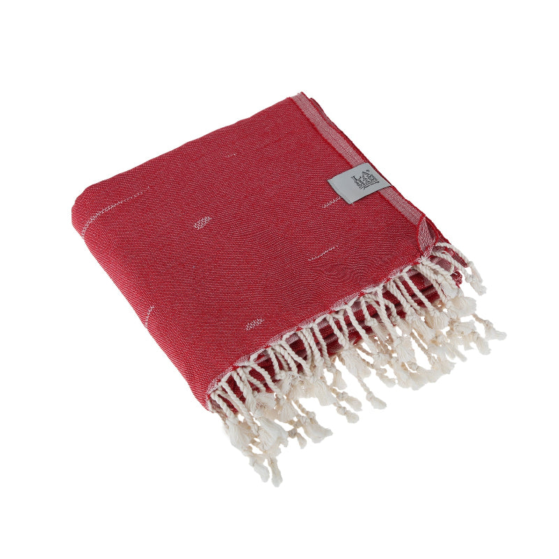 Serviette de plage en pur coton Monument State 38'' x 70''.