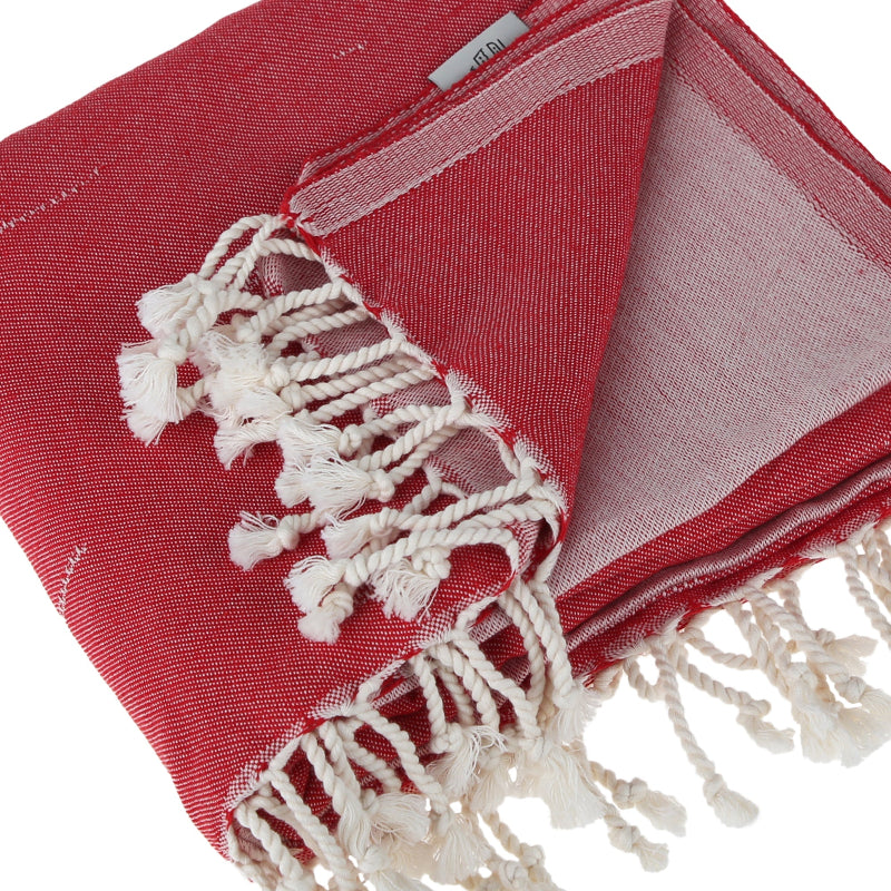 Serviette de plage en pur coton Monument State 38'' x 70''.