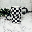 Retro Checkered Mug