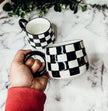 Retro Checkered Mug