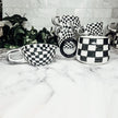 Retro Checkered Mug