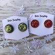 Holiday Glitter Star Earrings