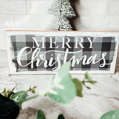 Merry Christmas Holiday Sign