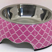 Non Slip Pet Feeding Bowl Anti Skid Stainless Steel Design