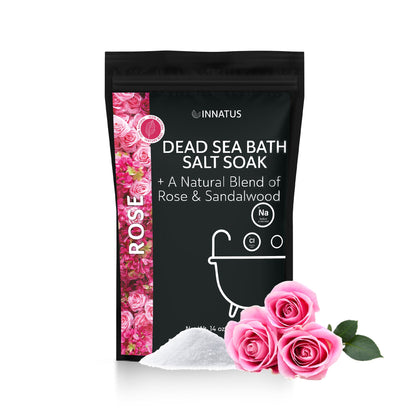 Dead Sea Rose Bath Salt Soak With 21 Minerals