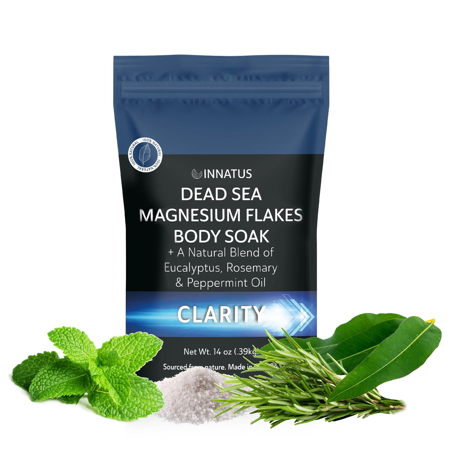 Pure Dead Sea Magnesium Flakes Clarity Soak