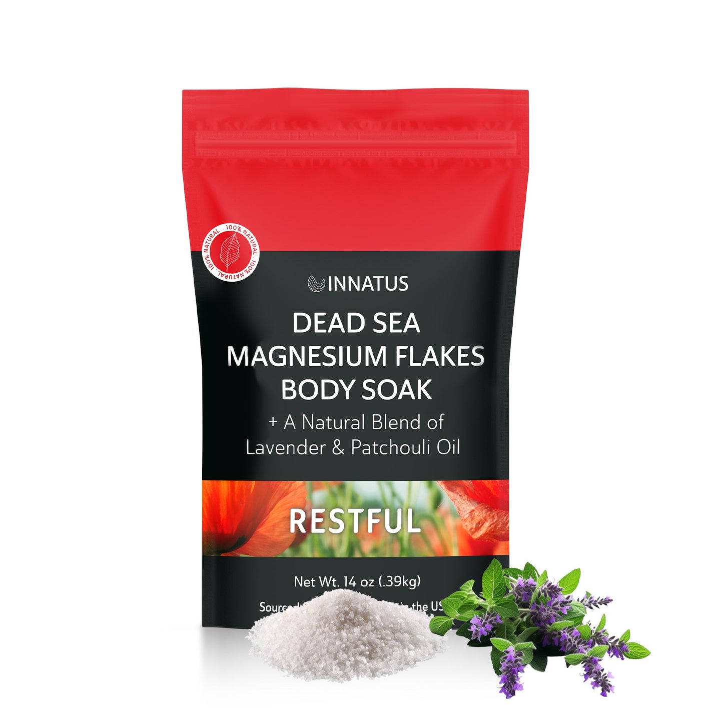 Pure Dead Sea Magnesium Flakes Restful Soak