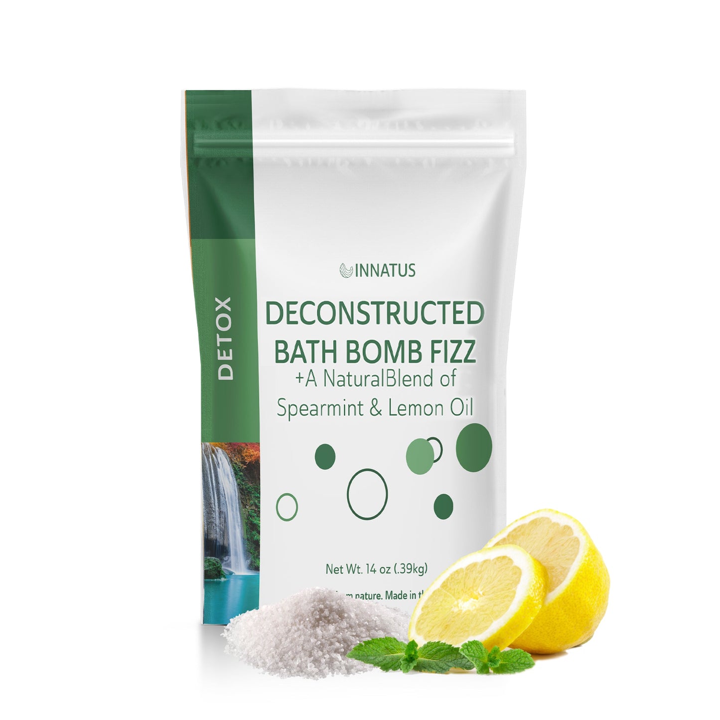 Sea Salt Fizzy Deconstructed Detox Bath Bomb