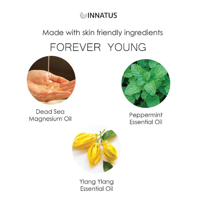 Forever Young Dead Sea Magnesium Oil by Innatus – Peppermint & Ylang Ylang