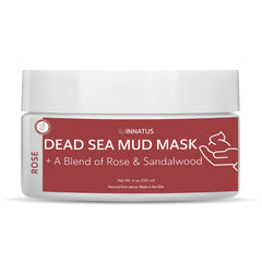 Masque à la boue de la mer Morte avec mélange d'huile de rose