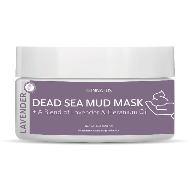 Lavender Dead Sea Mud Mask by Innatus – With Lavender & Geranium Oil