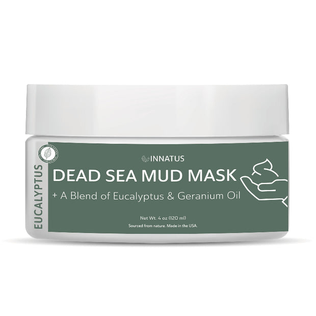 Eucalyptus Dead Sea Mud Mask by Innatus – With Eucalyptus & Geranium Oils