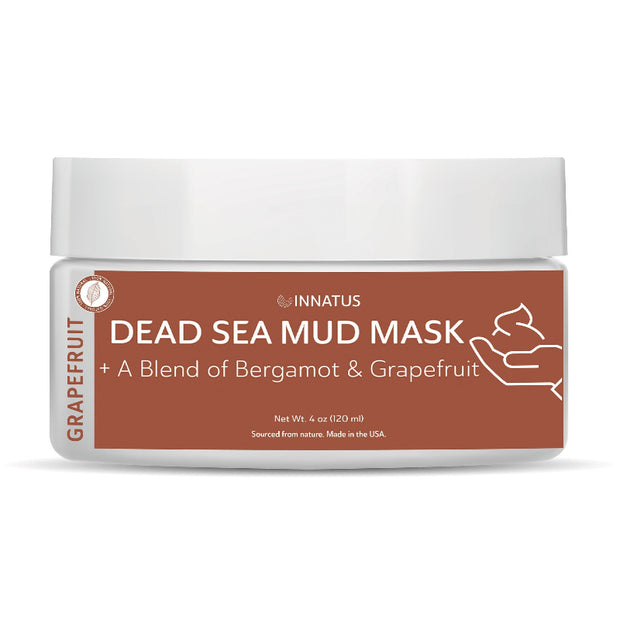 Grapefruit Dead Sea Mud Mask by Innatus – With Bergamot & Grapefruit