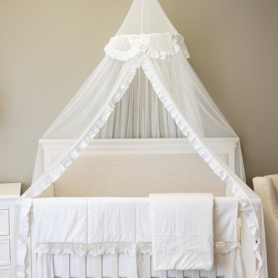 White Tulle Canopy
