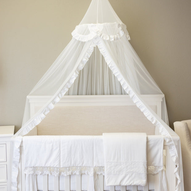 White Tulle Canopy
