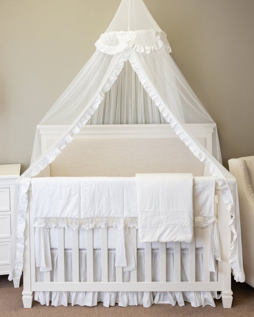 White Tulle Canopy
