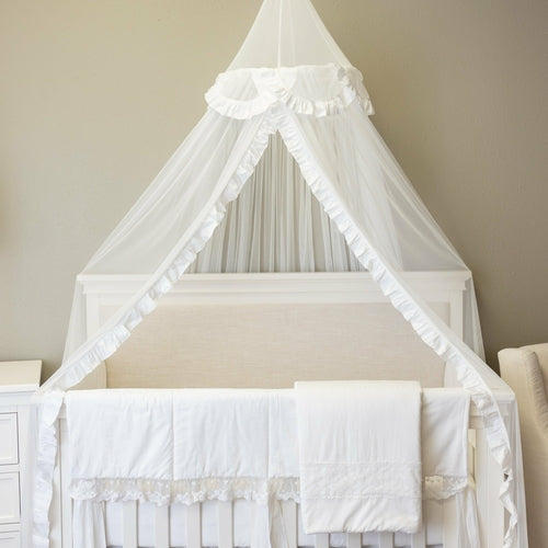 White Tulle Canopy