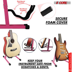 5Core Guitar Stand Floor A Frame Electric Acoustic Bass Soporte Para