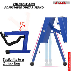 5Core Guitar Stand Floor A Frame Electric Acoustic Bass Soporte Para