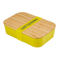 Leftovers Bamboo Lunch Box in Vivid Yellow | Eco-Friendly and