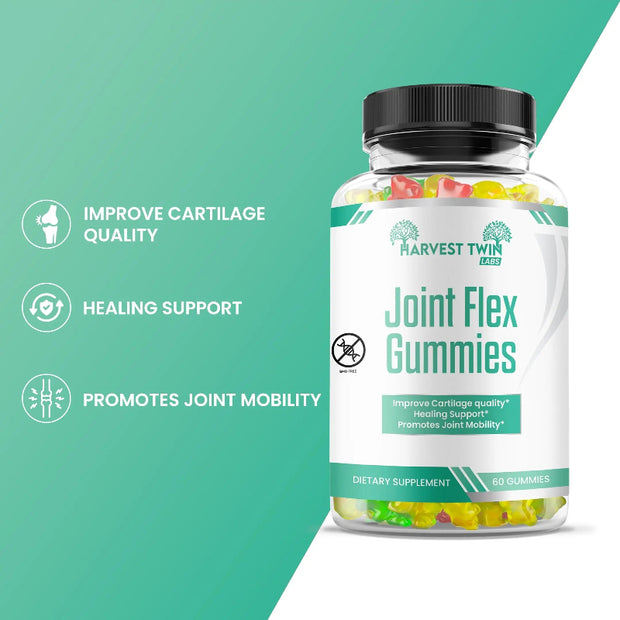 Harvest Twin Labs Joint Flex Gummies – Joint Mobility Dietary Supplement, 60 Gummies