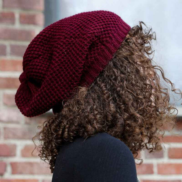 Waffle Slouch Beanie