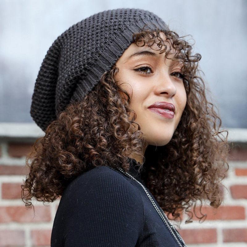 Waffle Slouch Beanie