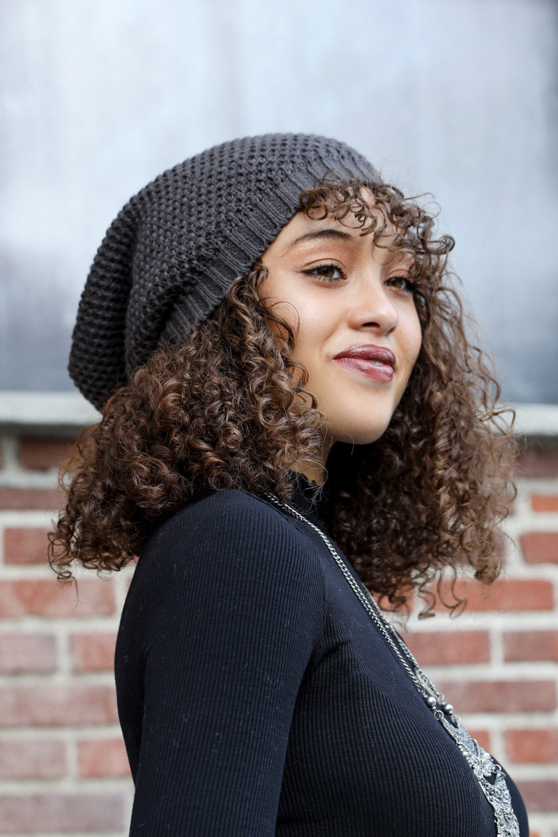 Knit Slouch Hat