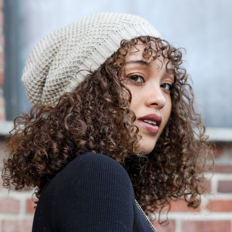 Waffle Slouch Beanie