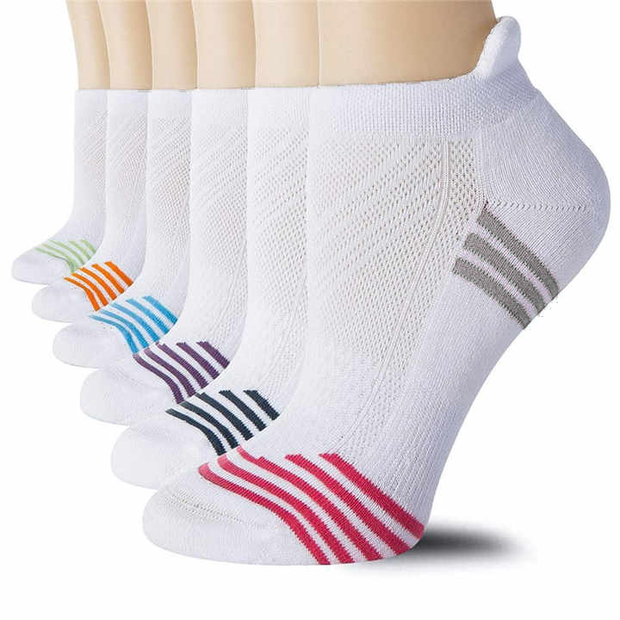 Calcetines de malla de corte bajo unisex 10-13.