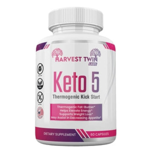 Harvest Twin Keto 5 – Thermogenic Kick Start – 60 Capsules