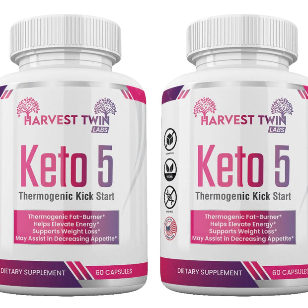 Harvest Twin Keto 5 – Thermogenic Kick Start – 60 Capsules