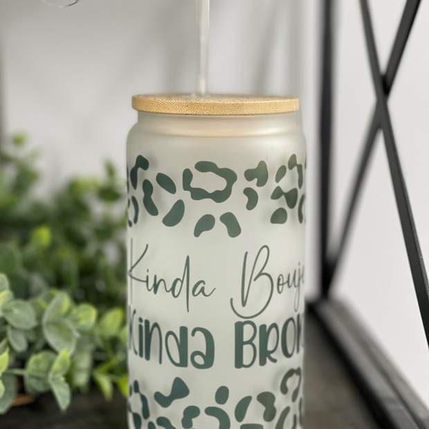 Copa de cristal Kinda Boujee