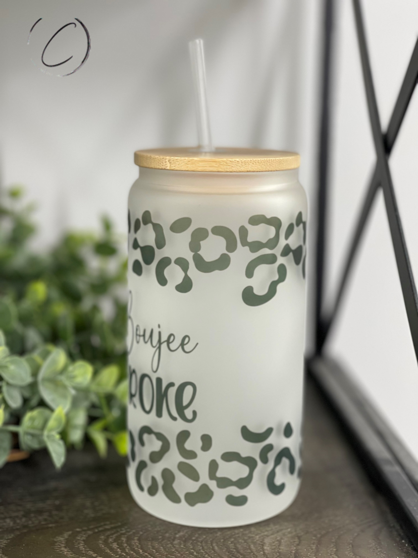 Copa de cristal Kinda Boujee