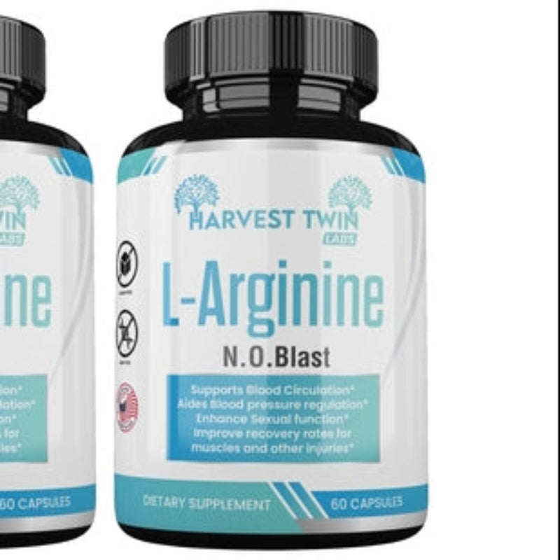 Harvest Twin Labs L-Arginine N.O. Blast Dietary Supplement – 60 Capsules