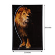 LED Lion Wall Art Light Panel Decorative Frame