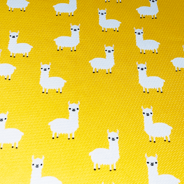 Llama Yellow Bandana