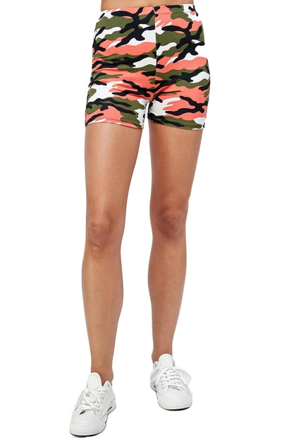 Printed Biker Shorts Women
