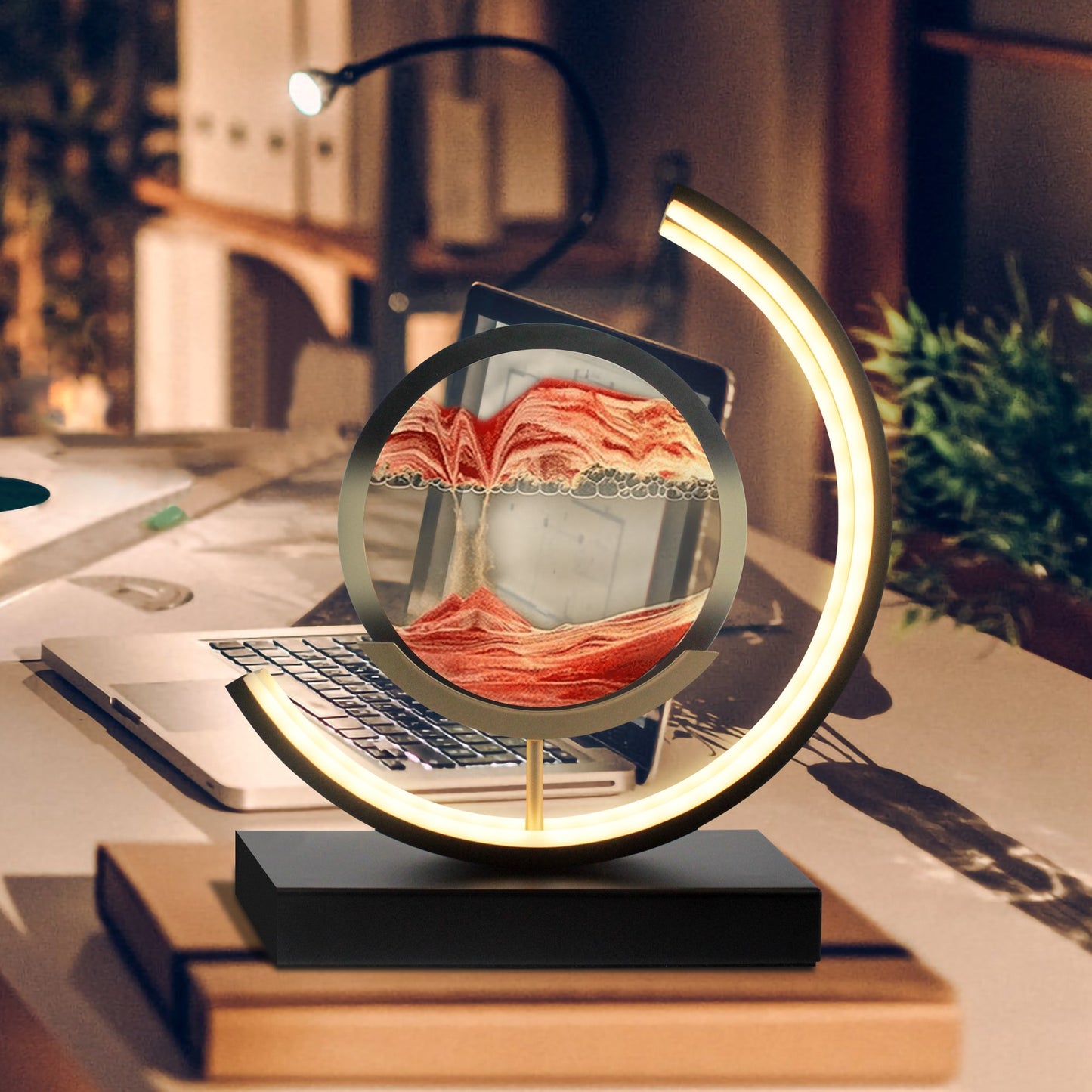 Moving Sand LED Lamp