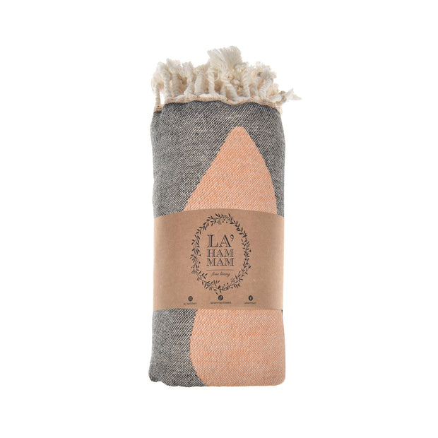 Serviette de plage en pur coton Sunny Utah Peshtemal 38 po x 70 po.