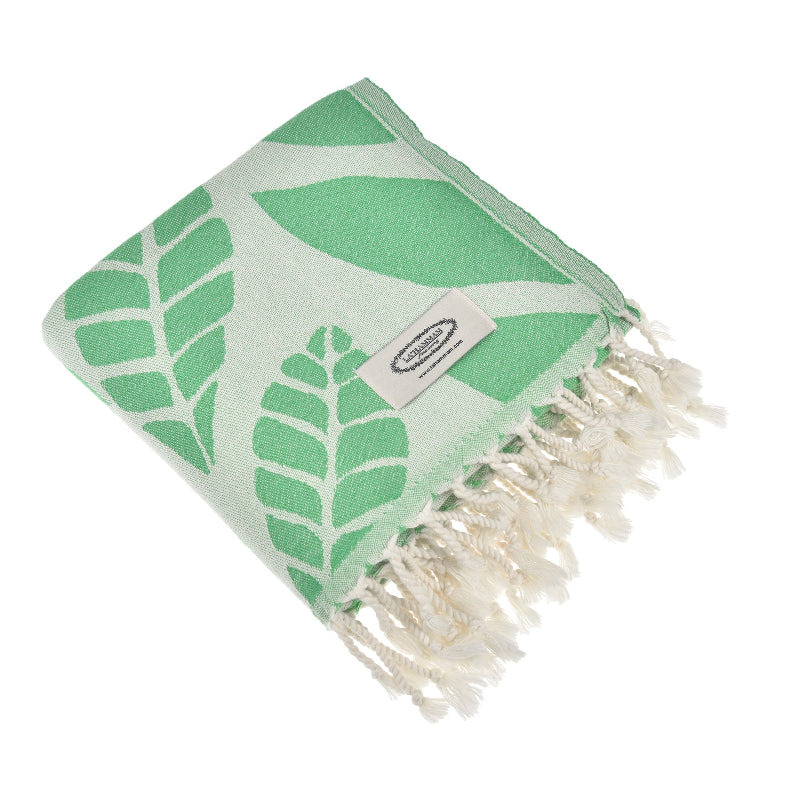 Seaweed Cotton Beach Towel