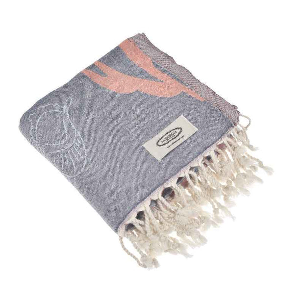 Blue Cotton Towel