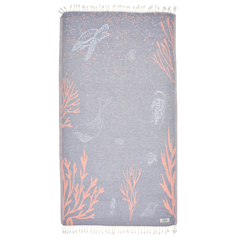 Blue Cotton Towel