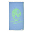 Green Cotton Towel