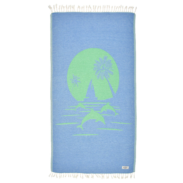 Green Cotton Towel