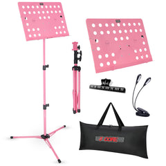 5Core Music Stand For Sheet Music Portable Tripod Adjustable Folding