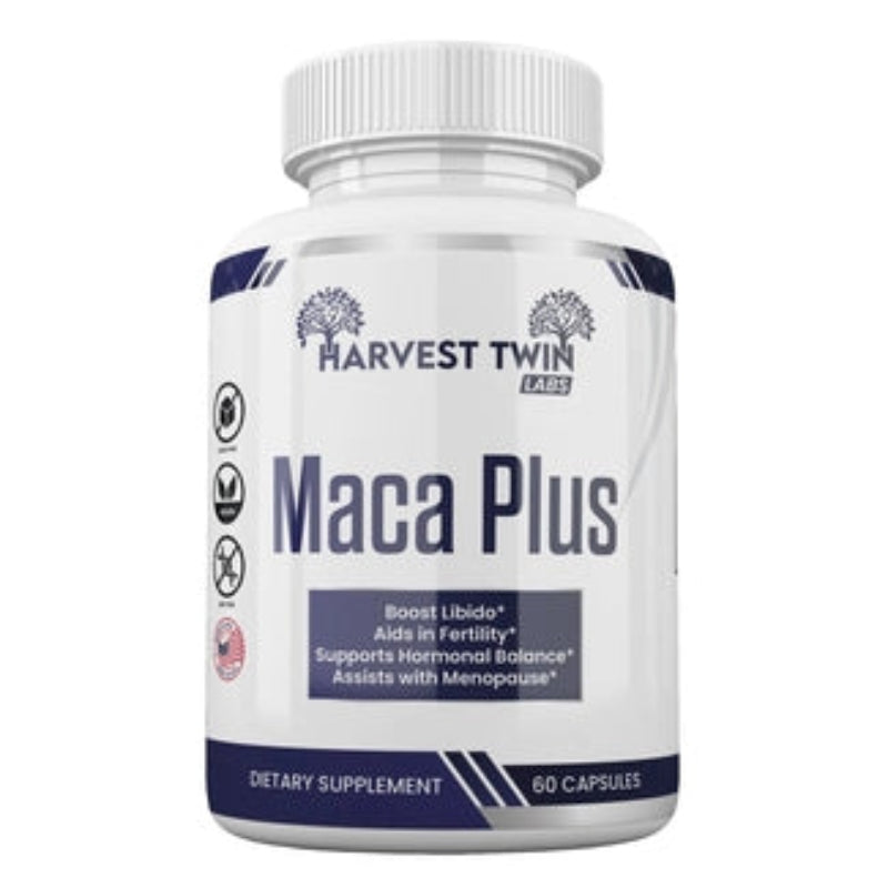 Harvest Twin Labs Maca Plus Dietary Supplement – 60 Capsules