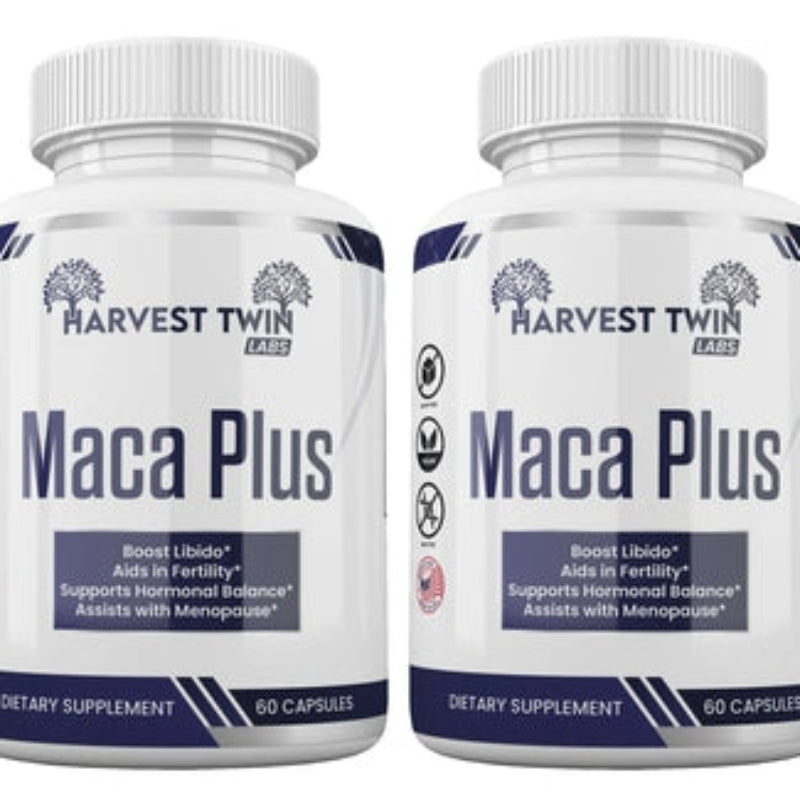 Harvest Twin Labs Maca Plus Dietary Supplement – 60 Capsules